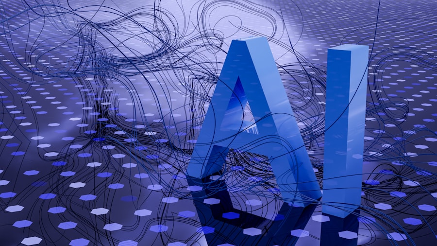 AI・データ解析を連想させる抽象イメージ